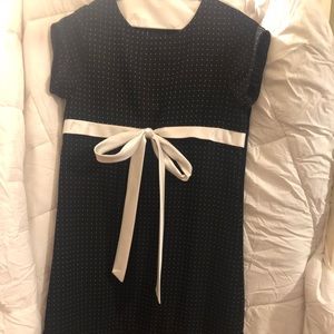 Girls Black and polkadot